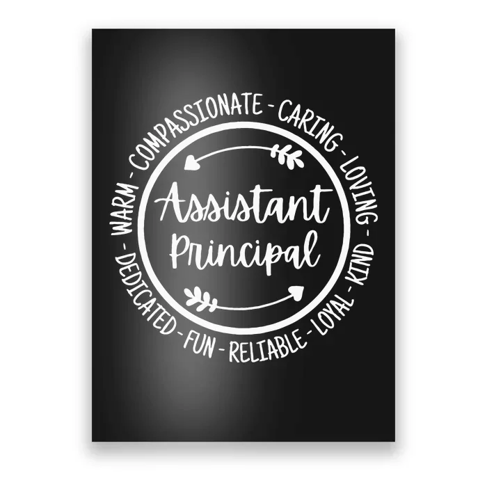 Assistant Principal Vice School Principal Appreciation Poster