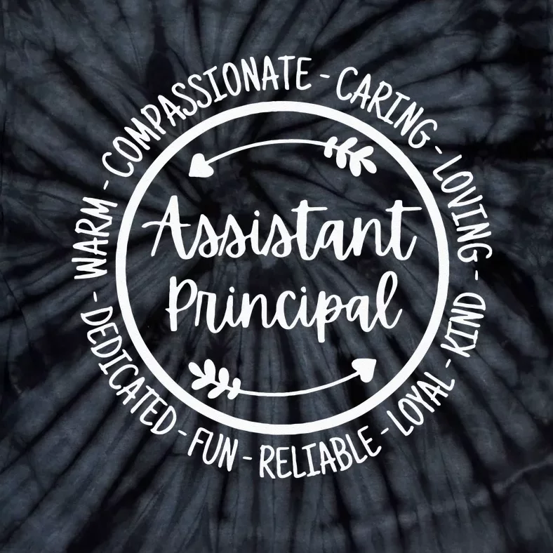 Assistant Principal Vice School Principal Appreciation Tie-Dye T-Shirt