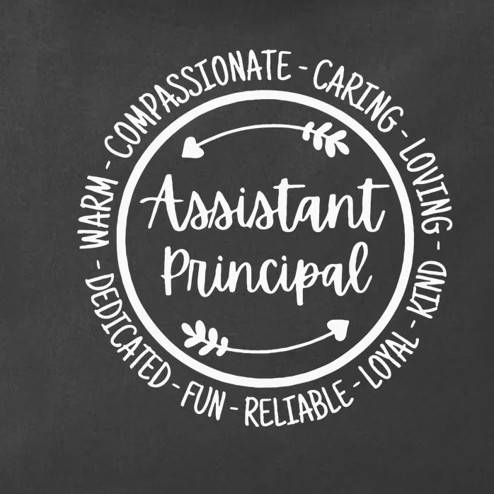 Assistant Principal Vice School Principal Appreciation Zip Tote Bag