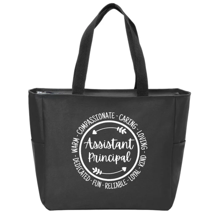 Assistant Principal Vice School Principal Appreciation Zip Tote Bag