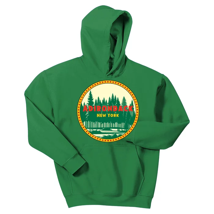 Adirondack Park Vintage Kids Hoodie