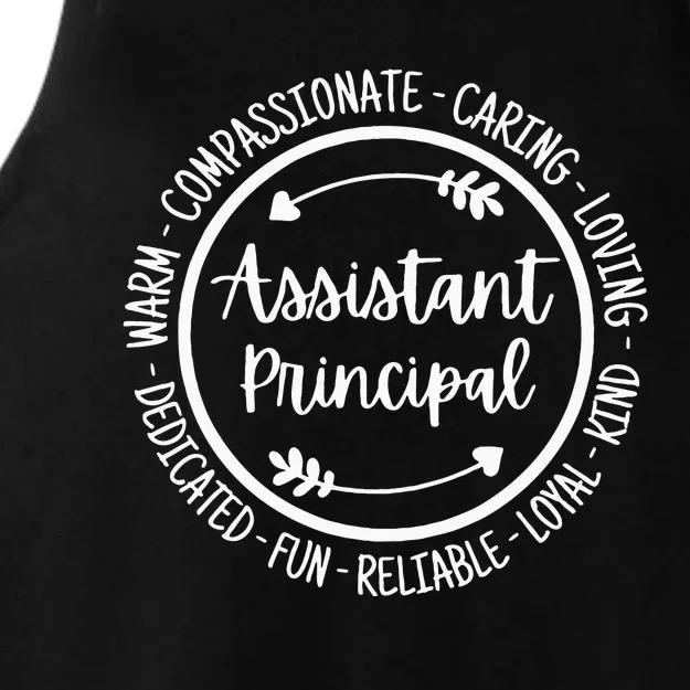 Assistant Principal Vice School Principal Appreciation Ladies Tri-Blend Wicking Tank