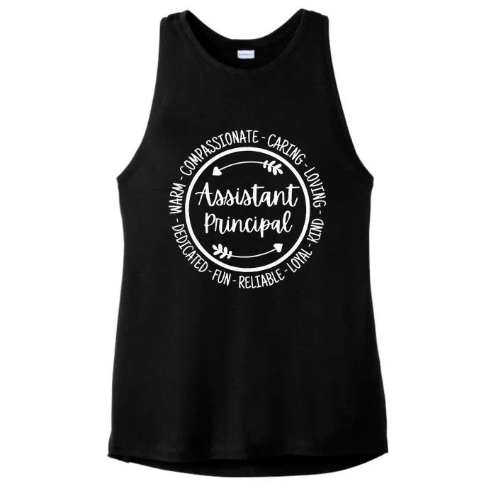 Assistant Principal Vice School Principal Appreciation Ladies Tri-Blend Wicking Tank