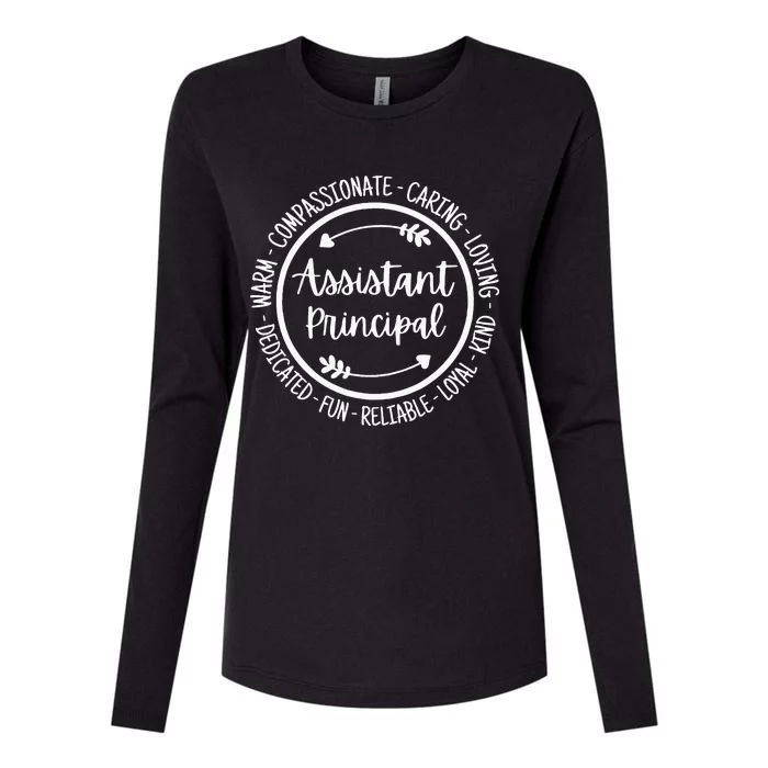 Assistant Principal Vice School Principal Appreciation Womens Cotton Relaxed Long Sleeve T-Shirt