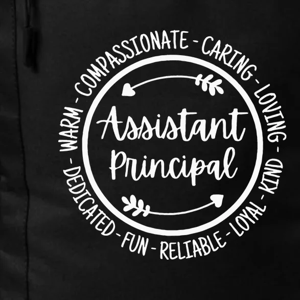 Assistant Principal Vice School Principal Appreciation Daily Commute Backpack