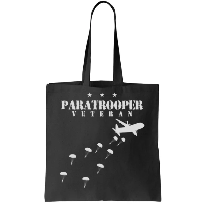 Airborne Paratrooper Veteran Infantry Division Tote Bag