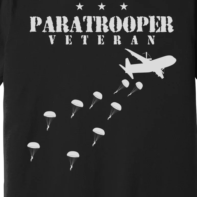 Airborne Paratrooper Veteran Infantry Division Premium T-Shirt