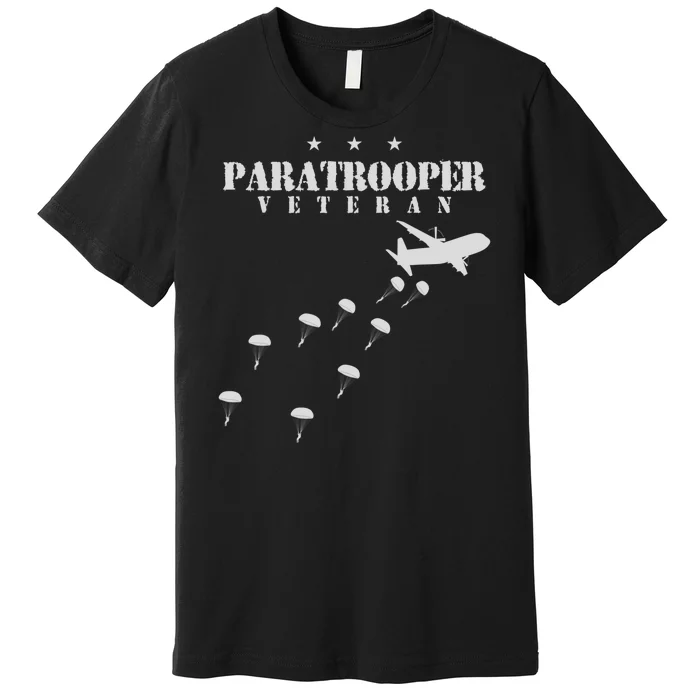 Airborne Paratrooper Veteran Infantry Division Premium T-Shirt