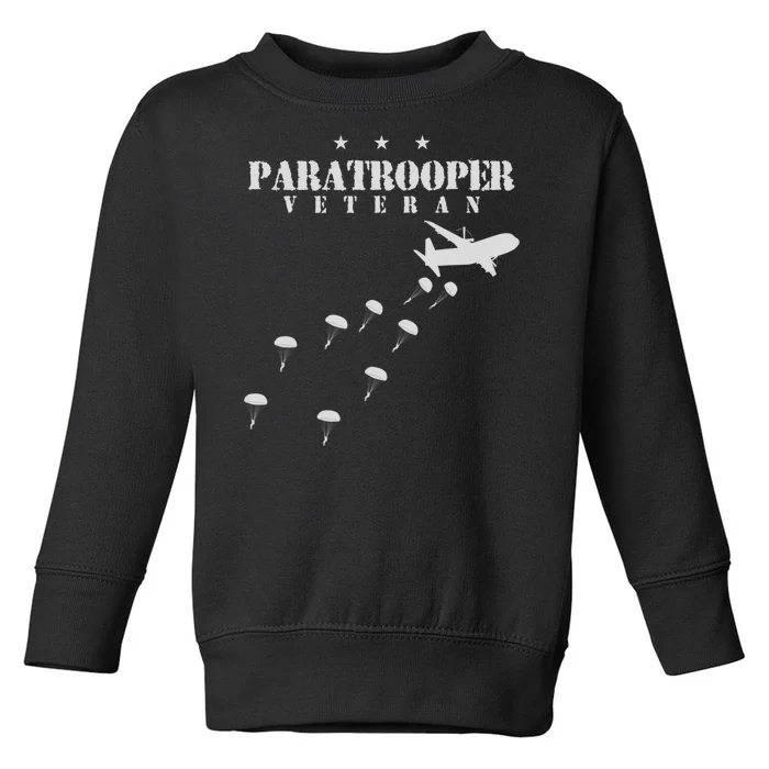 Airborne Paratrooper Veteran Infantry Division Toddler Sweatshirt