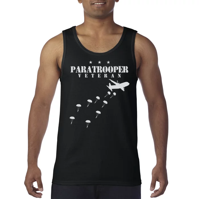 Airborne Paratrooper Veteran Infantry Division Tank Top