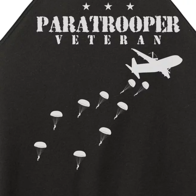 Airborne Paratrooper Veteran Infantry Division Women’s Perfect Tri Rocker Tank