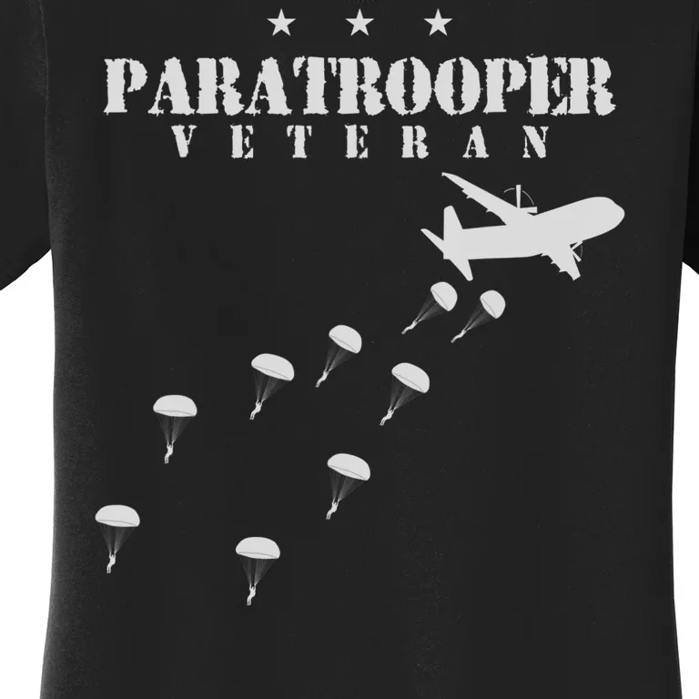 Airborne Paratrooper Veteran Infantry Division Women's T-Shirt