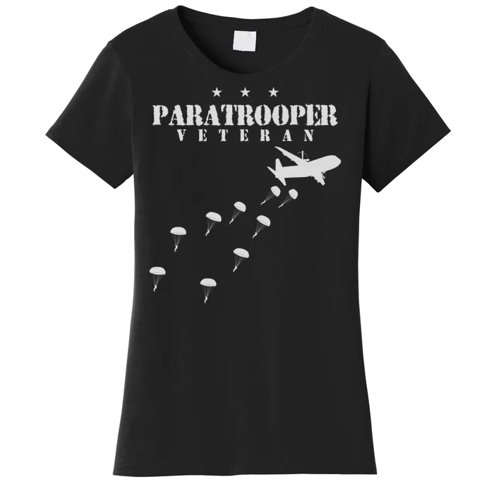 Airborne Paratrooper Veteran Infantry Division Women's T-Shirt