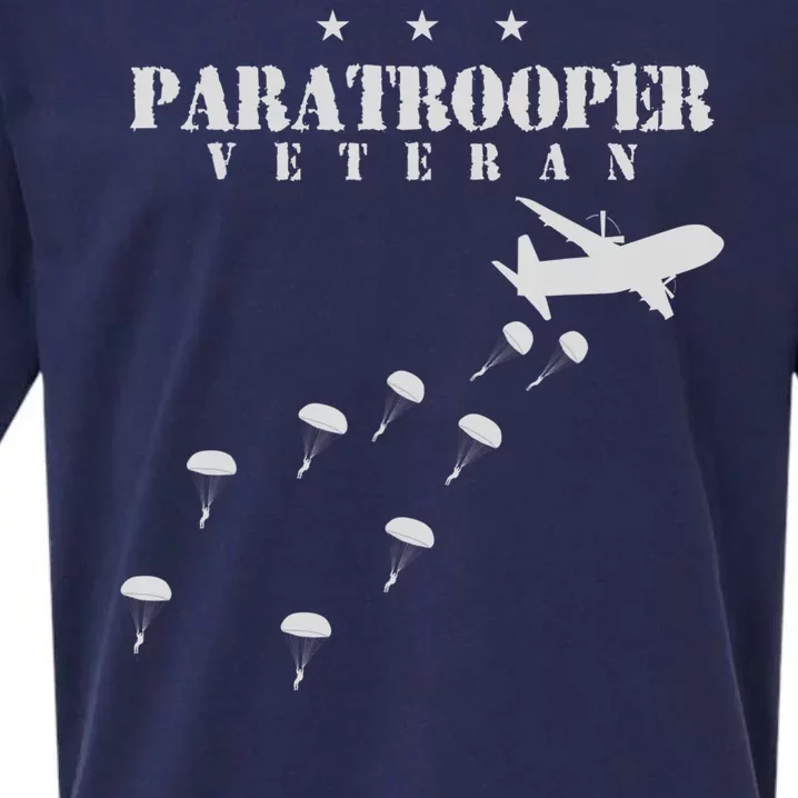 Airborne Paratrooper Veteran Infantry Division Sueded Cloud Jersey T-Shirt