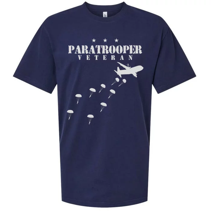 Airborne Paratrooper Veteran Infantry Division Sueded Cloud Jersey T-Shirt