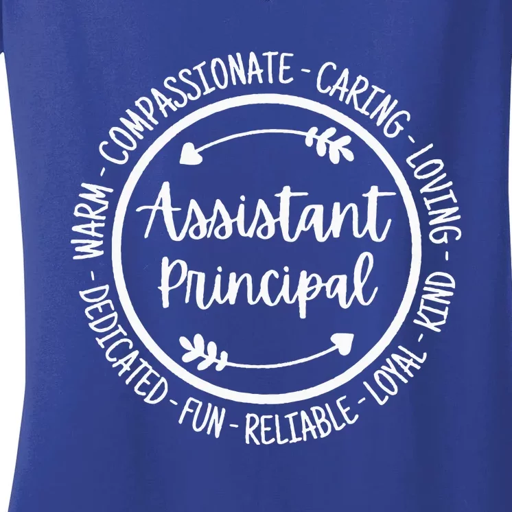 Assistant Principal Vice School Principal Appreciation Women's V-Neck T-Shirt