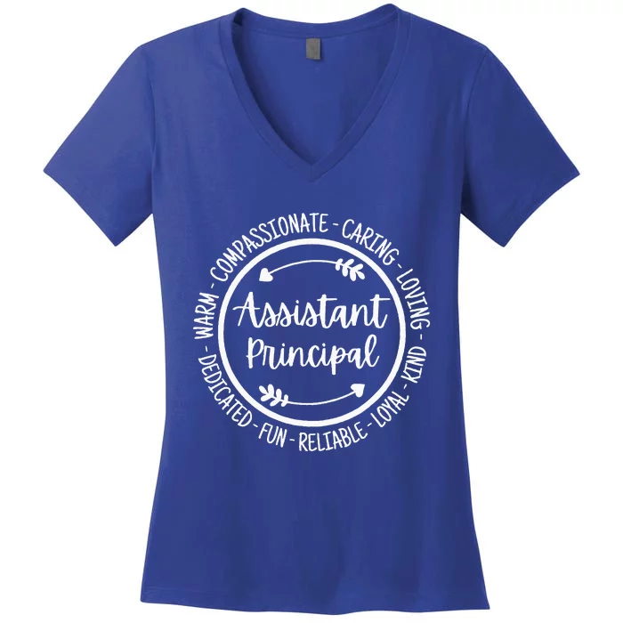 Assistant Principal Vice School Principal Appreciation Women's V-Neck T-Shirt