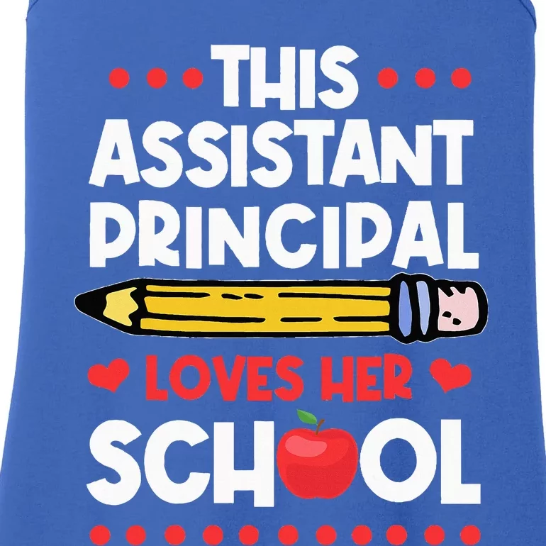 Assistant Principal VicePrincipal Associate Headmaster Ladies Essential Tank