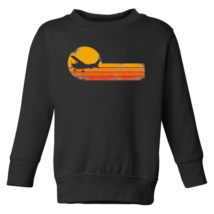 Airplane Pilot Vintage Toddler Sweatshirt