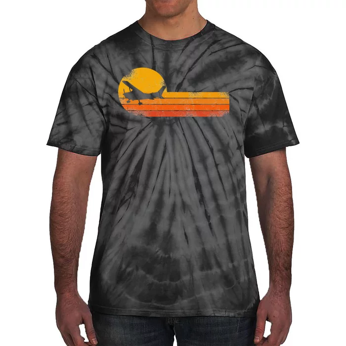 Airplane Pilot Vintage Tie-Dye T-Shirt