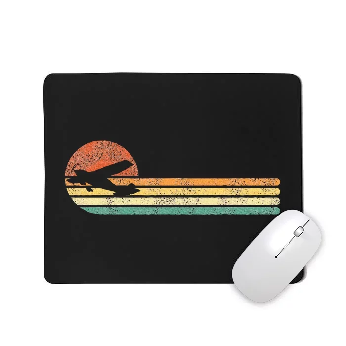 Airplane Pilot Vintage Mousepad