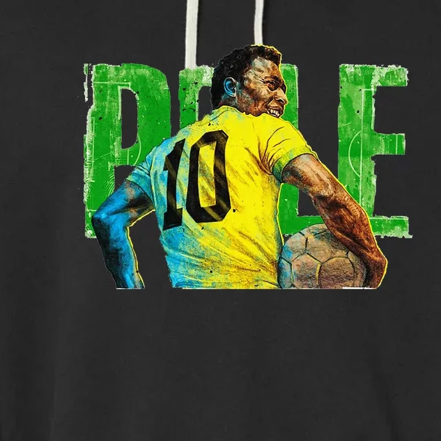 Art Pele Wallpaper funny quote Garment-Dyed Fleece Hoodie