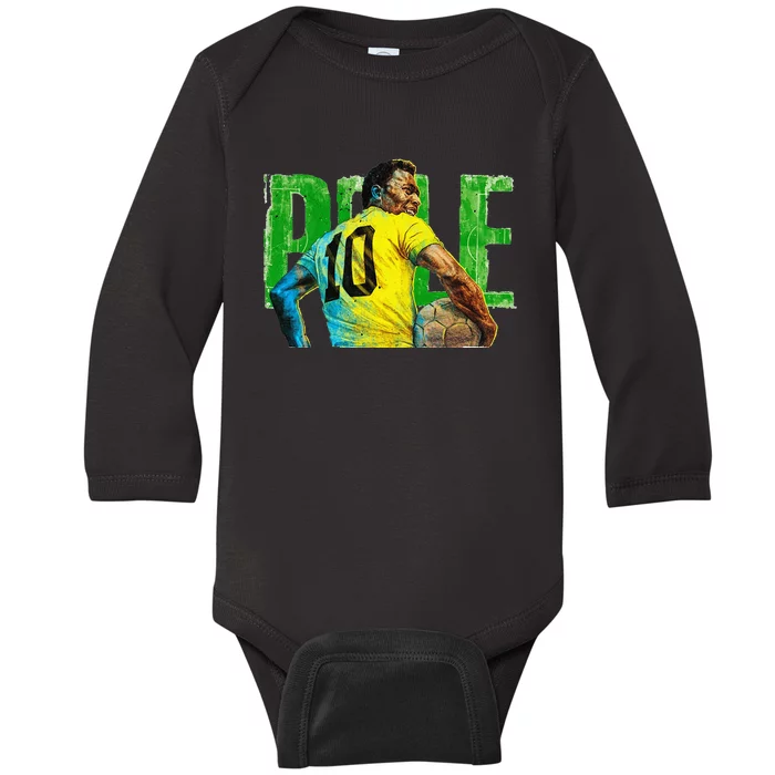 Art Pele Wallpaper funny quote Baby Long Sleeve Bodysuit