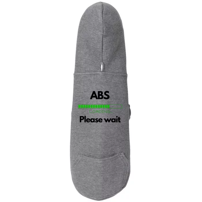 ABS Please Wait Loading Doggie 3-End Fleece Hoodie