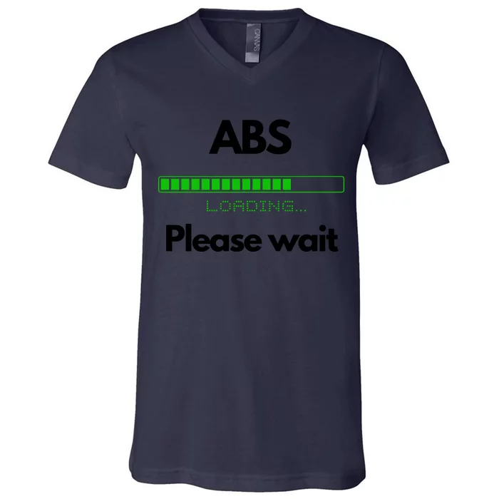 ABS Please Wait Loading V-Neck T-Shirt