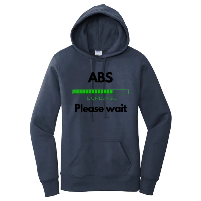 ABS Please Wait Loading Women's Pullover Hoodie