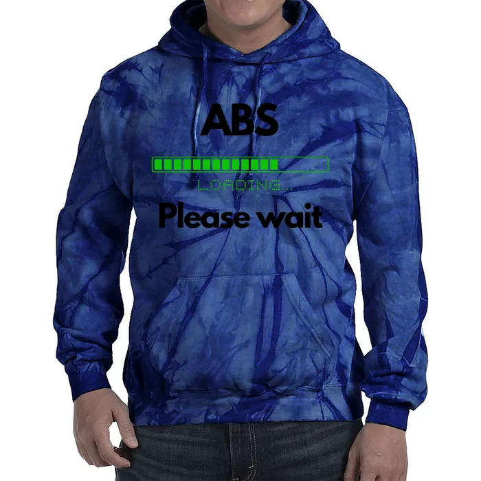 ABS Please Wait Loading Tie Dye Hoodie