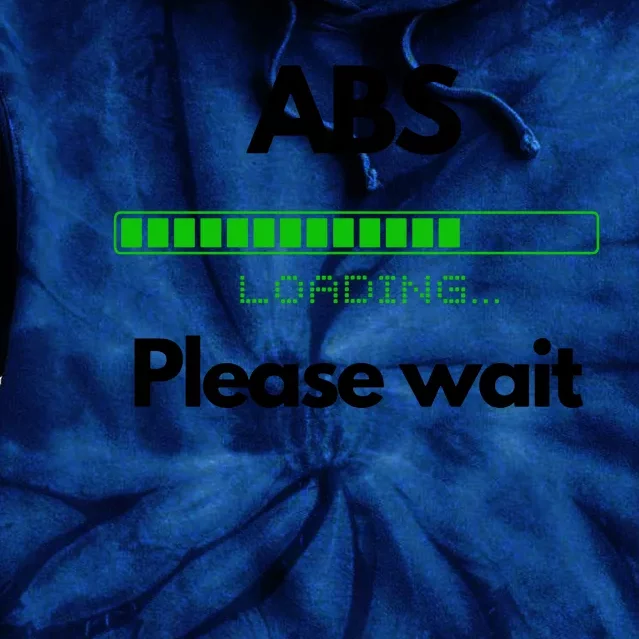 ABS Please Wait Loading Tie Dye Hoodie