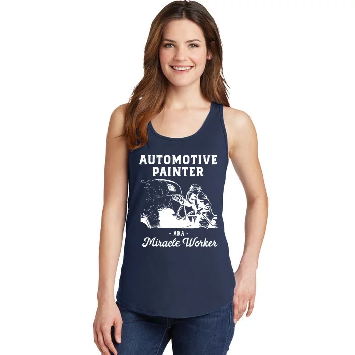 Automotive Painter Worker Ladies Essential Tank