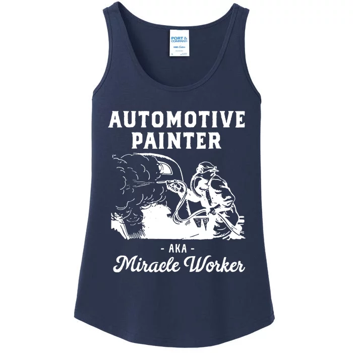 Automotive Painter Worker Ladies Essential Tank