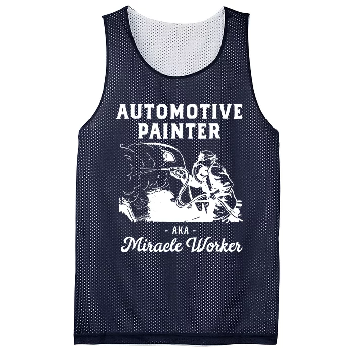 Automotive Painter Worker Mesh Reversible Basketball Jersey Tank