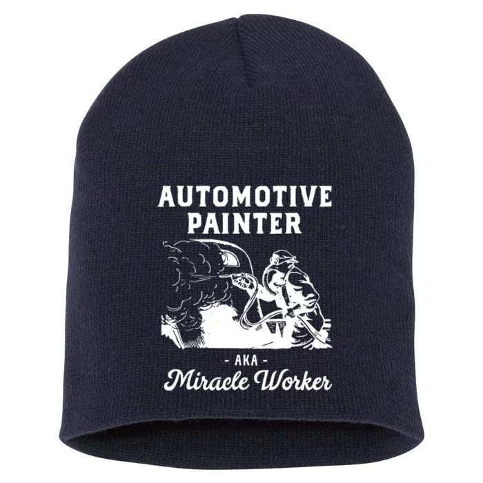 Automotive Painter Worker Short Acrylic Beanie