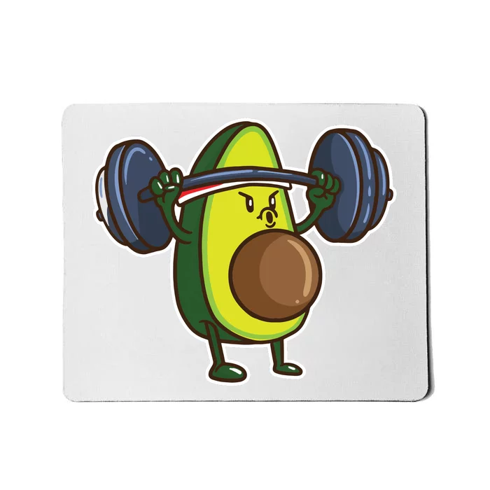 Avocado Powerlifting Weightlifting Gift Gym Food Lover Vegan Mousepad