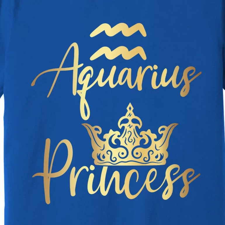 Aquarius Princess Zodiac Gift Premium T-Shirt