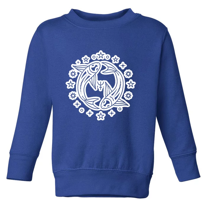 Astrology Pisces Zodiac Sign Gift Toddler Sweatshirt