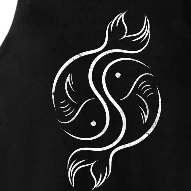 Awesome Pisces Zodiac Sign Astrologist Astronomers Horoscope Gift Ladies Tri-Blend Wicking Tank