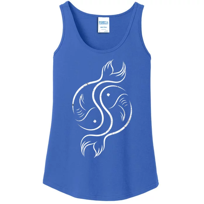 Awesome Pisces Zodiac Sign Astrologist Astronomers Horoscope Gift Ladies Essential Tank