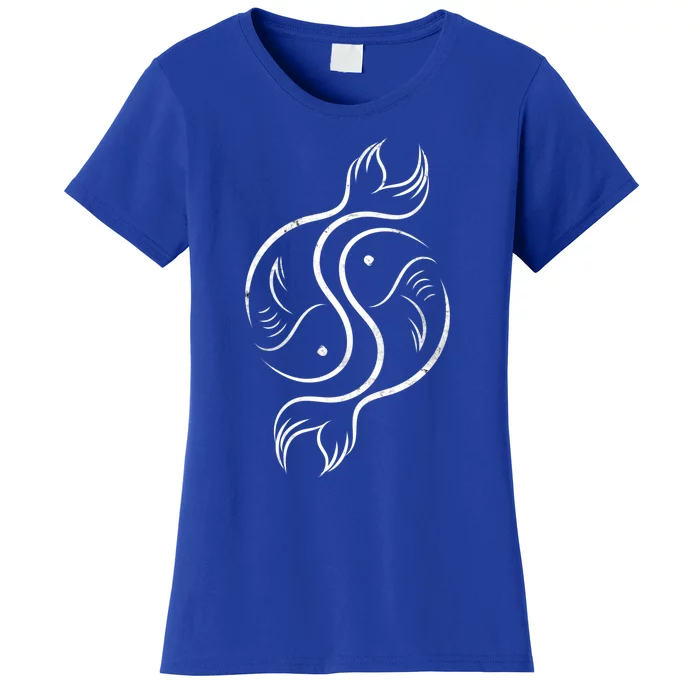 Awesome Pisces Zodiac Sign Astrologist Astronomers Horoscope Gift Women's T-Shirt