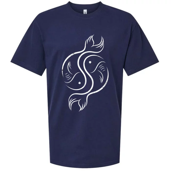 Awesome Pisces Zodiac Sign Astrologist Astronomers Horoscope Gift Sueded Cloud Jersey T-Shirt