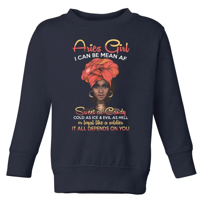 Aries Queens Are Born In March 21 To April 19 Toddler Sweatshirt