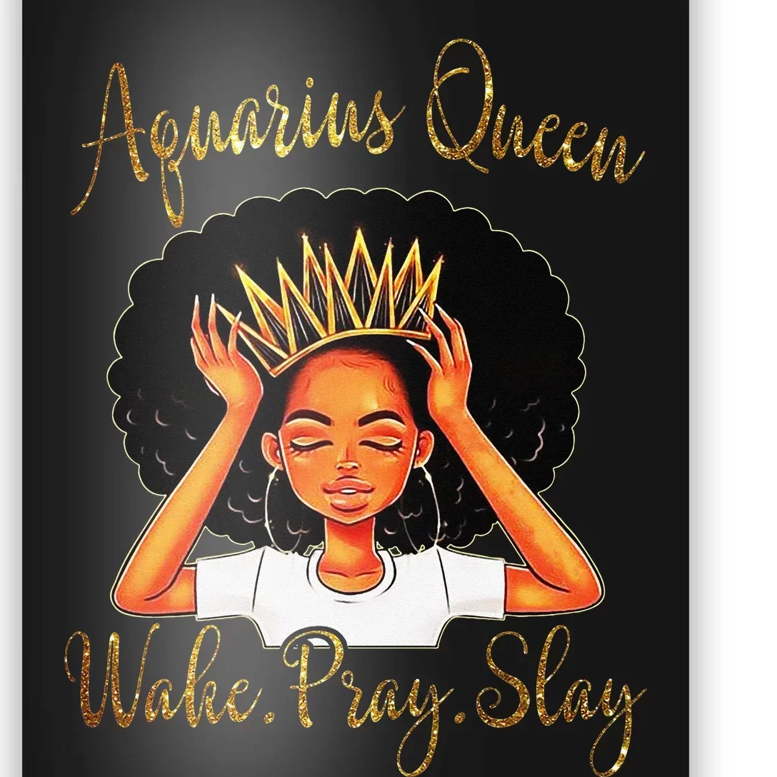 Aquarius Queens Are Born in January 20 February 18 Poster