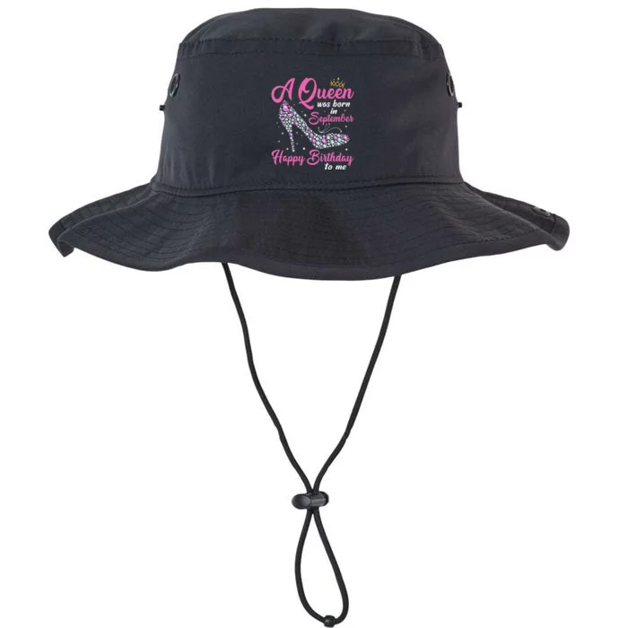 A Queens Are Born In September Birthday Gift Legacy Cool Fit Booney Bucket Hat