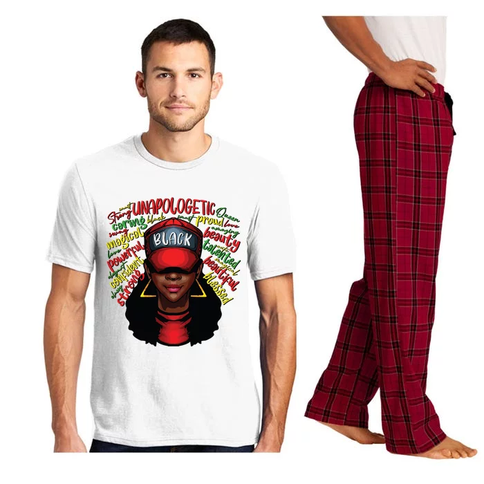 African Queen Black History Month African American Ladies Pajama Set