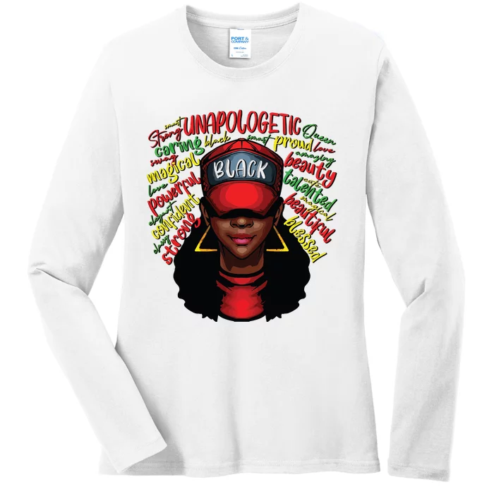 African Queen Black History Month African American Ladies Ladies Long Sleeve Shirt