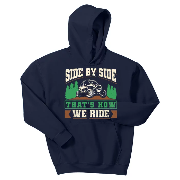 ATV Quad Biker Four Wheeler Vintage Side By Side That's How Kids Hoodie