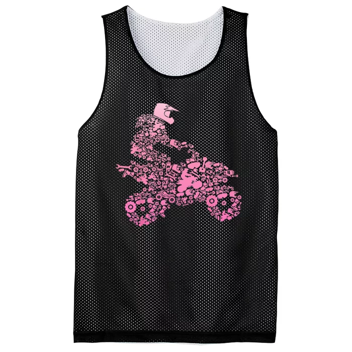 ATV Quad Bike 4 Wheeler Funny Quad Mesh Reversible Basketball Jersey Tank